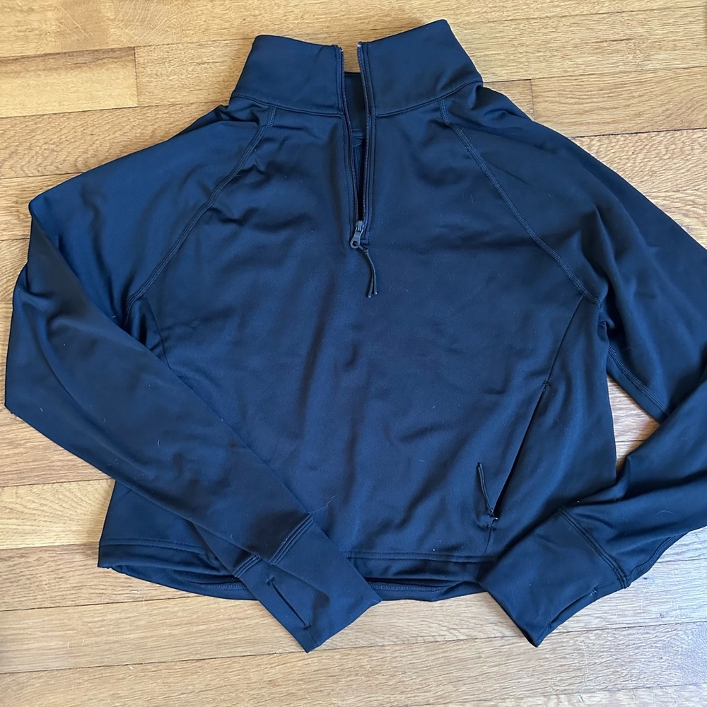 aerie runners quarter zip